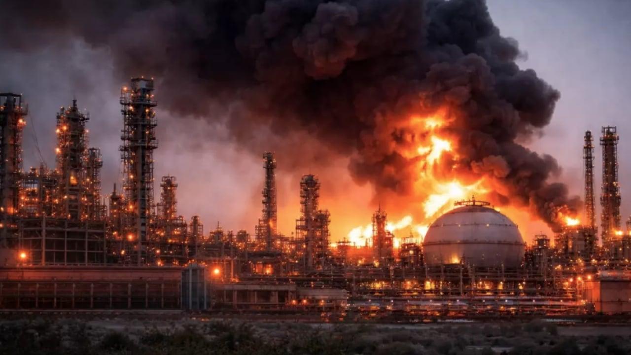 Husilər Səudiyyə Ərəbistanındakı nəhəng neft emalı zavodunu raketlə vurdu